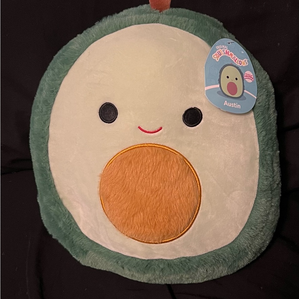 Austin 12” Avocado Fuzzy Swuishmallow